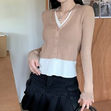 Awesomeful 女款Heyro V領針織衫 A24SPKN120823