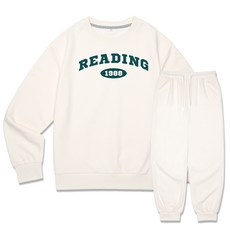 언탭트 남성용 빅사이즈 16컬러 레딩 빅로고 맨투맨 + 조거팬츠 세트