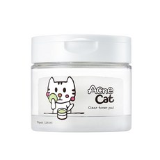 ACNE CAT 清潔爽膚棉 70入, 240ml, 1個