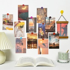 indi.k 慵懶日常感性風格居家裝飾明信片30款組, 2套, 混合色