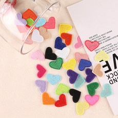 윰스 DIY 다꾸 폰꾸 데코용 와펜 스티커 세트, 1세트, 하트