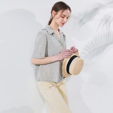 DEBB 女款 Hawaiian 寬鬆襯衫 DEAMA0023M