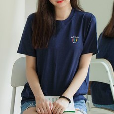 HumbleStudio 女款透氣果凍熊LOGO夏季20支棉短袖T恤 KK_46_086