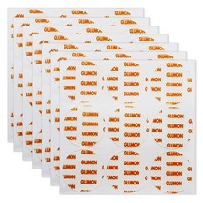 글루몬 초강력 실리콘 투명 클리어 겔 원형 양면테이프 55mm 9p, 7개