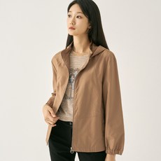 zishen 女款連帽字母點綴短版夾克 LSJPN871