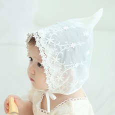woojooi 幼兒款Elpin蕾絲帽