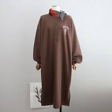 iyaan 孕婦HOPE字樣長袖連身裙