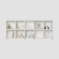 한샘 샘 어린이책장 2단 200cm 시공 방문설치, 퓨어화이트