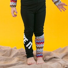 GOING KIDS 童款印花緊身游泳長褲