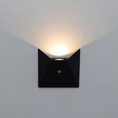 WONHA DS Sanarae 感應燈 LED 5W 無閃爍, 黑色 + 燈泡色(3000K), 1個