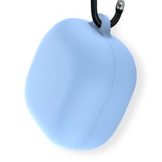 ROAR Galaxy Buds Pro / Live Public 矽膠套+鑰匙圈套組, 單品, 天藍色