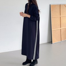 봉봉스토리 베론 사이드 롱 원피스 임부복