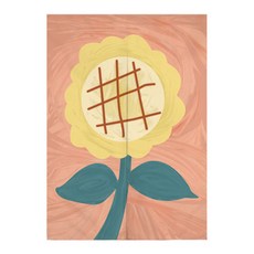 럭키플라워 도어커튼