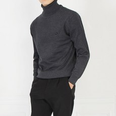 남성용 DW 니트 긴목 티셔츠