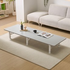 아이캔컴퍼니 국내생산 LPM 모모 폴딩 쌍다리 4단 높이조절 테이블 고객직접설치, 연그레이