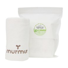 MURMUR 孩童竹節棉浴巾, 混色, 1入
