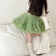 JOYMULTI MK 女童派對蓬蓬芭蕾蕾絲紗質康康舞裙