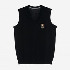 青少年款麻花紋線條校服背心