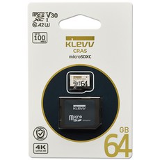 에센코어 클레브 microSD카드 CRAS 크라스 CLASS10, 64GB, 1개