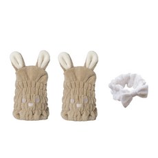 軟發巾 SG40 2p + 洗臉帶套組, 1型, 1套