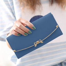 Papun蝴蝶結長錢包