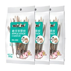 NewAge 小動物磨牙蘋果枝, 3入