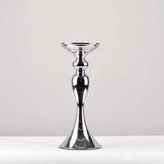 디엠코퍼레이션 알럽홈 모던 디자인 양초 받침대 32cm, 실버