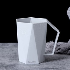마켓플랜 모던 라인 칫솔꽂이 양치컵, 그레이, 4개