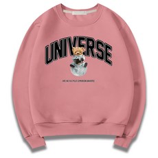 ILLUSO 男女通用 Universe Bear 特殊雙面布料大學T