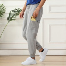 TENCLO 男女通用訓練工裝束口鬆緊長褲