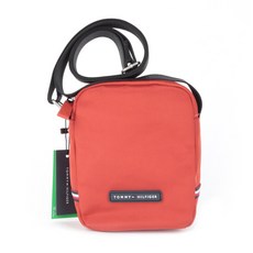 Tommy Hilfiger 男女通用 Alexander 迷你 Cordura 記者包 6950114-801, 朱砂紅