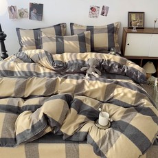 언헤브 데일리 코지 이불 커버, 04 모카그레이