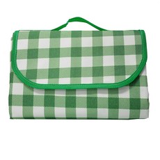 感性野餐墊, 格子圖案綠色