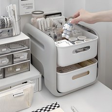 Living Works 多用途雙層無輪收納整理抽屜盒, 單一顏色