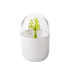 Only For You棉花棒牙籤插座, 1個, 04小綠樹