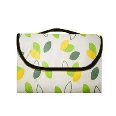 Geomers 野餐防水風格野餐墊, 白色