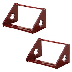 木製框架紅酒架 4瓶裝 YT_RA1197, 酒紅色, 2個