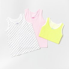 Uni FRIend 女童款Petit系列印花背心 3件組