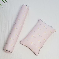 아띠블랑 유아용 코튼 베개커버 2p + 베개 속통 + 바디필로우 커버 + 바디필로우 속통 세트, 데이지