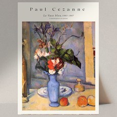 funyz 室內裝飾 不含畫框 保羅塞尚 名畫 圖畫 海報 藍色花瓶