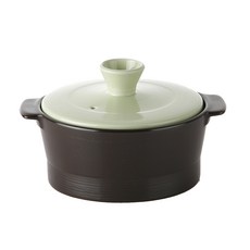 NEOFLAM Vol系列 無裂紋材質耐熱砂鍋 淺綠色, 15cm, 1個