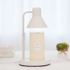 더스윗캔들 + 모노 캔들워머 화이트 높이조절 다이얼 + 전구 2p 세트, 유칼립투스