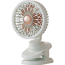 소싱 썬플라워 미니 클립형 충전식 무선 선풍기, FS100, 더블럭키(그린)