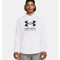 UNDER ARMOUR 安德瑪 男款 UA Rival Terry 圖案連帽衫 1386047