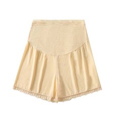 스타 통 넓은 레이스 임부 바지