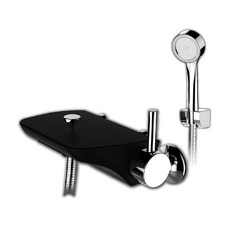 摩卡浴缸淋浴掛牆龍頭套組C1-600B, 1套