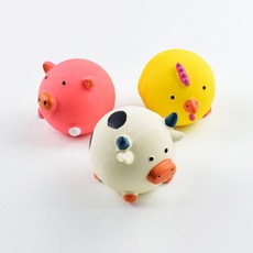 REDPUPPY 狗狗動物農場啾啾玩具3件組, 1個, 混合色
