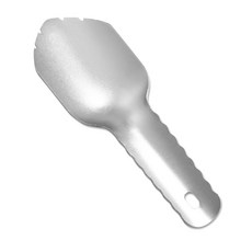 휴대용 캠핑 다용도 알루미늄 미니 삽 RD_1905, 실버, 1개