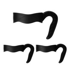 carry bottle Monster 隨行杯 900ml 專用把手, 黑色, 3個