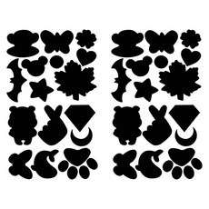 아리코 패딩 수선 방수 테이프 타입A, 블랙, 2개